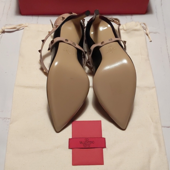 🆕 VALENTINO GARAVANI Rockstud Studwrap Pumps - Picture 10 of 13